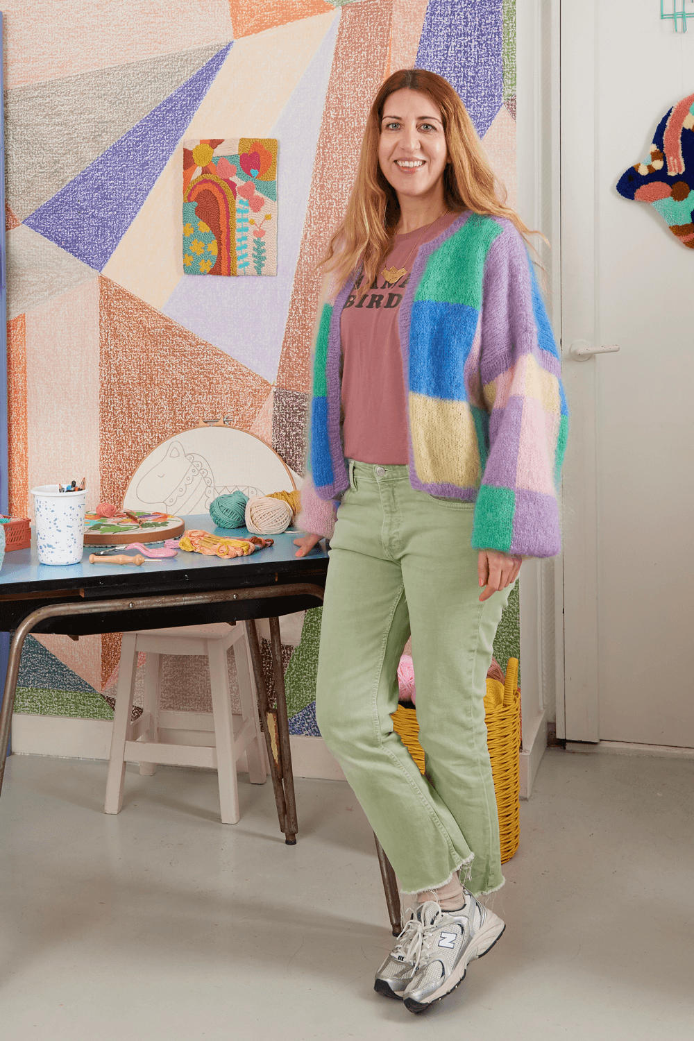 portrait de la créatrice de chaumière oiseau studio - Agnès pironon