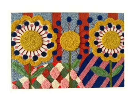 Tableau Fleurs Arlequin – Image 2