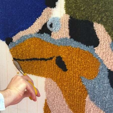 Atelier de tufting à Paris – création d’un tapis personnalisé avec Chaumière Oiseau Studio